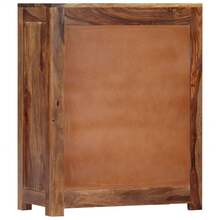 vidaXL Armoire latérale 60x30x75 cm Bois massif - Tabac - Voir 1