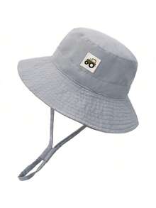 1pc Unisex Kids Summer Sun Hat, UPF 50+ Sun Protection Beach Hat - 1PC - View 21