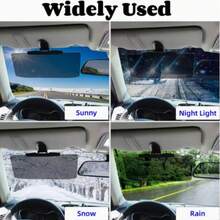 1pc Car Sun Visor Anti-Glare Mirror, Daily Use Anti-Glare Automotive Sun Shade, Interior Sun Blocker, Windshield Blocker - Multicolor - View 4