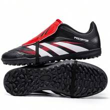 Men's Football Shoes With Enhanced Shock Absorption, Made Of Wear-Resistant Rubber To Optimize Traction And Stability, Suitable For Both Men And Women - Black - View 5
