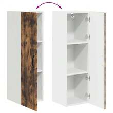 vidaXL Armoire de cuisine Kalmar Chêne fumé 30 x 31 x 100 cm - Tabac - Voir 11
