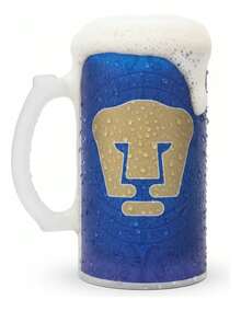 TendenciaTarro Cervecero Pumas Unam 473ml PersonalizadoCalidad premium - Azul marino/Dorado - Ver 9
