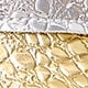 Silver Crocodile Pattern With Gold Crocodile Pattern