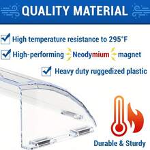 Heavy Duty Magnetic Vent Cover For Ceiling, Floor & Wall - Strong Neodymium Magnets, Adjustable 8" To 15", Non-Slip Design - Multicolor - View 8