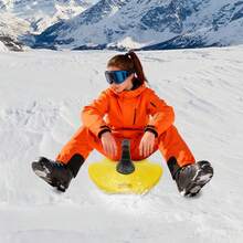 YUNRUX Premium PE Plastic Sled, Reinforced Base, Supports Up To 100 Kg, Suitable For All Ages - A - View 10