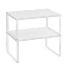 mhjSONGMICS Especiero Estante para Especias Organizador para Armarios Apilable Ampliable Juego de 2 Estantes Metálicos Blanco MKCS01WTSleeping Bags