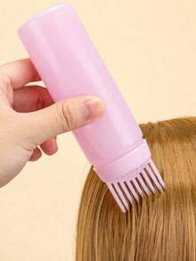 3/2/1 Salon Hair Oil Applicator Bottles, Professional Hair Care, Hair Root Applicator Bottle, Hair Dye Applicator Bottle - Hair Treatment Applicator Bottle And Scalp Massage Comb, Scalp Cleaner And Head Massager, Relieve Stress, Promote Hair Growth, Unisex Shower Brush - Make Your Shampoo Day Easier And Quicker, Suitable For Home Salon Hairstyles - White - View 7