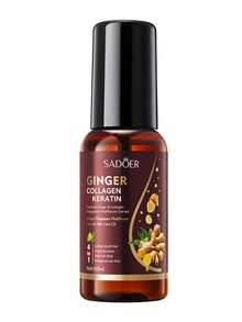 1 Botella de Suero de Cabello de Jengibre, Bruma Protectora del Calor, Acondicionador Hidratante para el Cabello, Infundido con Extractos de Jengibre y Fo-Ti, Suavizante y Nutritivo, Mejora el Cabello Sensible, Repara el Cabello Dañado, Apto para Cabello Seco, Dañado, Rizado, Agrega Brillo, Anti-Irritación, Protección contra el Calor, Nutrición Suave, Hidratante, Apto para Todos los Tipos de Cabello - Multicolor - Ver 14