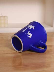 1pc 230ml Camel Pattern Breakfast Cup, Minimalist Ceramic Coffee Cup, Afternoon Tea Cup, Couple Cup, Ceramic Mug For Home Breakfast Milk, Hanging Ear Coffee Cup, Ceramic Cup, Coffee Cup, Wine Glass, Latte Art Cup, Espresso Cup, Ceramic Cup, Kiln-Fired Glaze Ceramic Cup - Multicolor - View 3