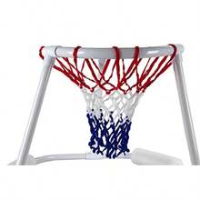 SWIMLINE 9162 - Aro de Baloncesto para Piscina Juego Flotante o Junto a la Piscina con Red de sensacion Real y Espuma Flotante para niños y Adultos con Saltos de natacion con Piscinas de BaloncestoJuguetes clásicos de la infancia, imprescindibles para niños - JuegodebaloncestodetubodePVCflotante - Ver 4