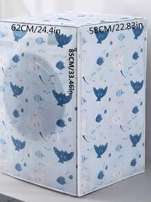 Thickened Printed Anti-Sunshine Washing Machine Cover, Home Washing Machine Drum Cover Towel,Fit Washing Machine Dust Cover,Protective Cloth, Dryer Cover ,Reusable Laundry Ball, Best Choice For Gifting Relatives And Friends,Mother's Day Gifts,Valentine's Day Gifts - Multicolor - View 8