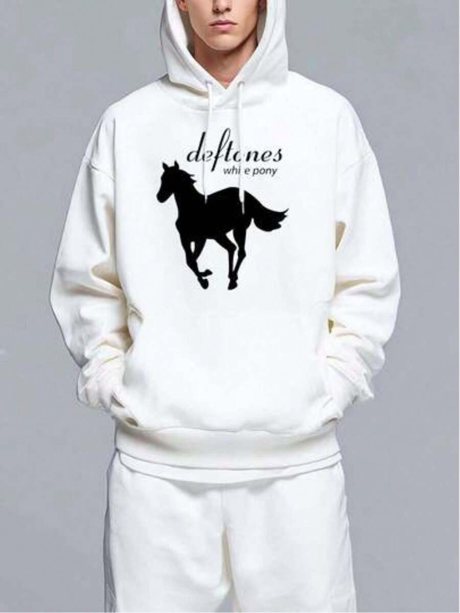 Men Hoodies - White - View 1