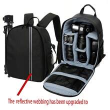 轻便单反相机包，户外紧凑型双肩带数码相机背包 - 彩色 - 查看 2