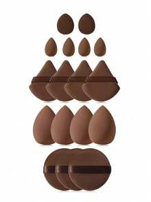 14pcs/29pcs/36pcs Makeup Brush Set Makeup Sponge Combo Pack Face Beauty Roller Scraper Set Headband Wristband Makeup Brush Cleaning Box Storage Bag - Multicolor - View 8