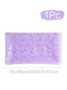 1Pc Purple Butterfly Organza Table Runner,Laser Butterfly Table Cover,75*180cm Mesh Gauze Silvery Stamping Butterfly Tablecloth,Butterfly Theme Birthday Party Supplies,Butterfly Party Decorations,Gender Reveal Party Decor,Wedding Accessories,Bridal Shower Favors,Babyshower Decorations,Engagement Banquet Decor,Kitchen Decor,Spring Decorations - Purple Butterfly - View 5