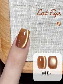 10毫升热门美拉德金玻璃珠猫眼凝胶指甲油 2025 热销推荐 美白新款金枝玉叶猫眼美甲 在家美甲沙龙新年美甲 裸粉色美甲 棕色美甲