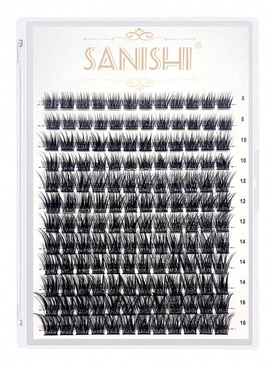 Lashes Cluster False Lashes, False Lashes That Naturally, False Lashes That Can Be Grown At Home By Yourself, 144 Clusters Of False Lashes - 黑色 - 查看 1