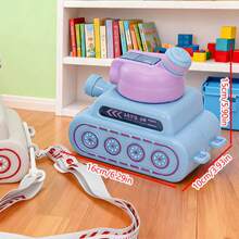 1PC Cute Bus Shaped Car Water Bottle With Straw, Outdoor Portable Pop-Up Lid Large Capacity Drinking Cup - Multicolor - View 14