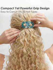 Magnetic Hair Clips - Strong Anti-Slip Magnetic Hair Clips, Seamless 2-In-1 Design, Easy To Create Daily Hairstyles, Gentle Care For All Hair Types, Strong Fixation - Multicolor - View 2