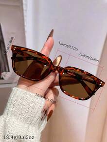 Set de 3 gafas de moda de mujer con marco rectangular estilo bohemio, excelentes para el verano, la playa, los viajes, las fiestas, los regalos y el uso diario - Multicolor - Ver 4