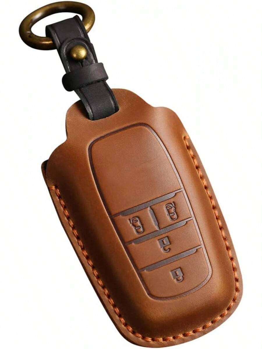 Car Key Case - Brown - View 1
