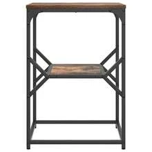 vidaXL Tavolo da pranzo Chêne fumé 41 x 40 x 60 cm - Castano - Visualizzare 5