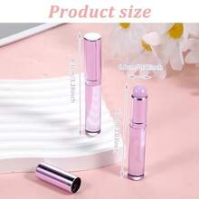 2PCS Silicone Nail Brush, Ombre Nail Brush, Silicone Lip Brush, Reusable Silicone Nail Chrome Applicator, Silicone Nail Brush Tools For Chrome, Ombre, French Nail, Lipstick, Concealer(Purple) - 1_ - 查看 2