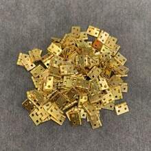 10个迷你铰链，小型装饰模型DIY配件 - 彩色 - 查看 8