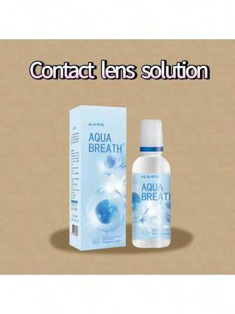 1 瓶 60ml 便携式多功能隐形眼镜护理液，保湿清洁液，用于去除蛋白质