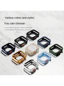 SMART WATCH MX Funda Protectora Tpu Para Apple Watch Compatible con Todas Las Series - Amarillo - Ver 4
