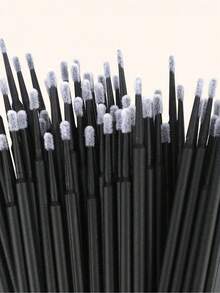 Mini Eyelash Brush, Brow Brush Suitable For Eyelash Extensions, Lint-Free Lip Micro-Applicator Brush, Mascara Brush, Teeth, Nails, Eyeliner And Personal Care (50/100/200/500pcs) - Multicolor - View 2