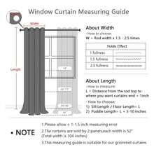Beige Blackout Curtains For  Bedroom - 52x84 Inch, 2 Panels - 如圖08所示 - 查看 6