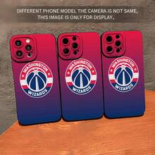 Funda de teléfono con espejo y diseño del logo de los Washington Wizards. Perfecta para los aficionados al baloncesto, funciona también como espejo y es compatible con  17,  16 Pro Max,  15 Pro Max,  13 y  12. Fabricada en TPU resistente, ofrece una protección fiable contra golpes y caídas. Un regalo ideal para deportistas, familiares, amigos o cualquier ocasión especial como cumpleaños, fiestas o aniversarios. - Negro - Ver 4