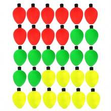 30pcs Fishing Bobbers Fishing Floats Foam Strike Indicators Float Foam Fishing Bobbers Floats Fly Fishing Float Floating Bobber Indicators For Trout Catfish Freshwater Saltwater - 如圖所示 - 查看 1