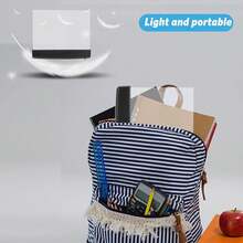 Flat Book Light Page Book Light For Reading In Bed At Night Clear LED Book Full Page Light Illuminator Panel Plate Lamp Board Wireless - màu đen - Xem 3