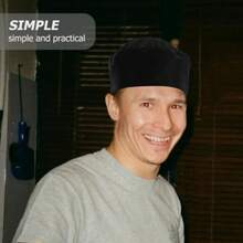 mhjDOITOOL Gorro De Chef Negro Unisex Transpirable Gorro de Chef de Sushi de Malla Transpirable para Cocina Profesional Y Caserasleeping Bags - 219162316 - Ver 5