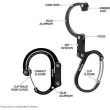 mhjGEAR AID HEROCLIP Mosquetón con Clip y Gancho Mediano para Camping Mochila Maletas y organización de cocherasleeping Bags - 219154411 - Ver 6