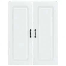 vidaXL Armoire de cuisine avec rangement Kalmar Blanc 80 x 31 x 100 cm - Blanc - Voir 6