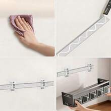 1个壁挂式调料架收纳整理架 - 采用铝镁合金材质，防锈，无需充电，免钻孔安装，包含调料罐和收纳盒，适合厨房收纳 - 彩色 - 查看 9