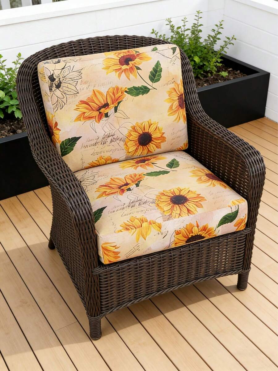 1 chiếc vỏ đệm ghế sofa co giãn cao, in kỹ thuật số, có thể tháo rời, chất liệu mềm mại và thoải mái, vỏ bọc ghế sofa co giãn bằng lụa sữa in kỹ thuật số có thể tái sử dụng, phù hợp cho mọi mùa. - Nhiều màu - Xem 1