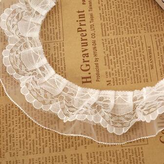 15 Yards/Set New Lace Embroidery Trim DIY Sewing Accessories Suitable For Wedding Dress, Accessories, Clothing, Shoes, Home Decor And More