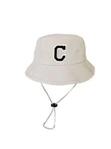 1 件装新生儿幼儿宝宝儿童嘻哈帽 A-Z 字母刺绣渔夫帽 男女童可调节后扣帽 户外休闲遮阳帽 1-3 岁 - 米色 - 查看 5