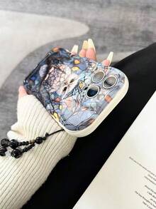 Cremefarbene Textur transparente Adler bemalte stoßfeste Cartoon Handyhülle kompatibel mit iPhone 14, 14 Pro, 14 Pro Max, 13, 13 Pro, 13 Pro Max, 11, 11 Pro Max, 12, 12 Pro, 12 Pro Max, XR, XS, 15, 15 Pro, 15 Pro Max, 16, 16 Pro, 16 Pro Max, 17, 17 Pro, 17 Air, 17 Pro Max, Galaxy S24, A04, A12, A13, A14, A23, A24, A32, A33, A51, A52, A53, A54, A72, Redmi 9, Redmi 9A - Verschiedenfarbig - Übersicht 5