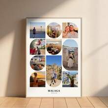 Personalised Photo Collage Print – Custom Travel Memories Wall Art, Holiday Photo Gift - Multicolor - View 7