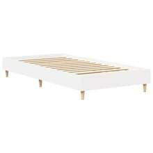vidaXL Quadro de luz sem matelas branco 100x200 cm bois d'ingénierie - Branco - View 7