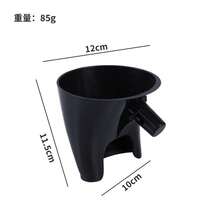 Flour Sifter Funnel With Tilting Spout And Anti-Spill Design - Fits KitchenAid Artisan KSM150 And 5-Quart Tilt-Head Mixers, Durable Plastic Construction, Ergonomic Handle And Stable Base For Precise Baking - Easy To Clean - Multicolor - View 15