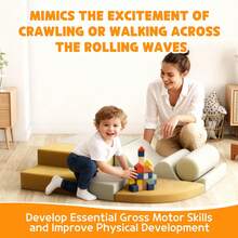 Juegos de Escalada para Niños Pequeños, 6 Bloques de Espuma Suave para Bebés, Juego de Escalada Ligero para Gatear y Deslizar, Fácil de Limpiar, Juego Activo Interior para Niños - 6 piezas - Ver 4