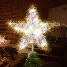 Tendencia25x30cm Estrella Para Árbol De Navidad Decoración Led LuzCalidad premium - Color - Ver 2