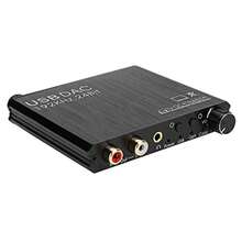 mhjConvertidor de Audio Digital a Analógico Convertidor Coaxial/óptico de 32-192 KHz a/Jack DAC de 3 5 Mm Ajuste de Graves Compatible con TV Portátil Auricularessleeping Bags - 219165114 - Ver 1