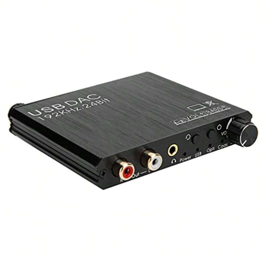 mhjConvertidor de Audio Digital a Analógico Convertidor Coaxial/óptico de 32-192 KHz a/Jack DAC de 3 5 Mm Ajuste de Graves Compatible con TV Portátil Auricularessleeping Bags - 219165114 - Ver 1